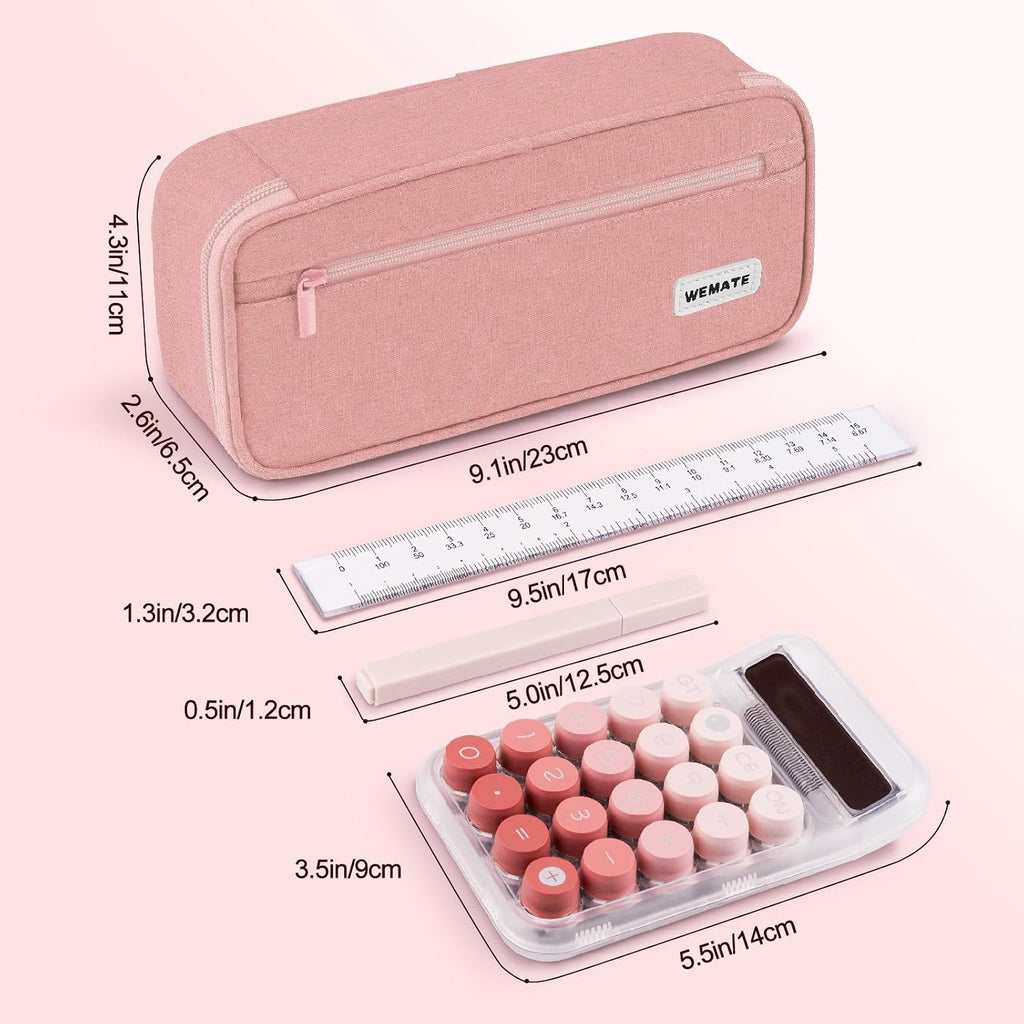 Large Pencil Case, Big Capacity Pencil Pouch Stationery Pen Bag, Storage High Capacity Bag Pouch Holder Box Organizer, Marker Pen Case for Women & Men