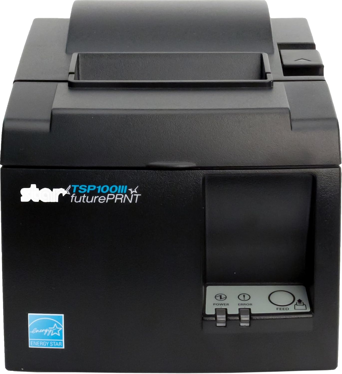 Micronics 39472110 Model TSP143IIIBi Thermal Printer, Auto-Cutter, Bluetooth, iOS, Android/Windows, Power Supply, Gray