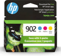 902 | 3 Ink Cartridges | Cyan, Magenta, Yellow | Works with OfficeJet 6900 Series, OfficeJet Pro 6900 Series | T6L86AN, T6L90AN, T6L94AN