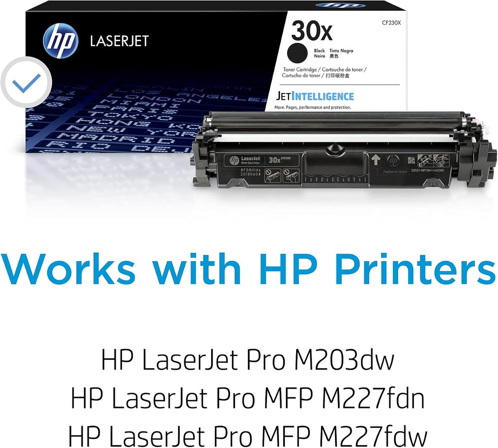 30X (CF230X) High Yield Black Original Toner Cartridge, XL (Pack of 2)