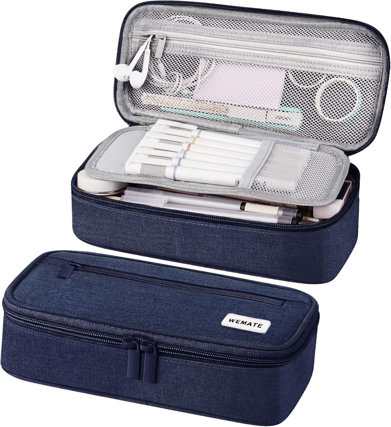 Large Pencil Case, Big Capacity Pencil Pouch Stationery Pen Bag, Storage High Capacity Bag Pouch Holder Box Organizer, Marker Pen Case for Women & Men