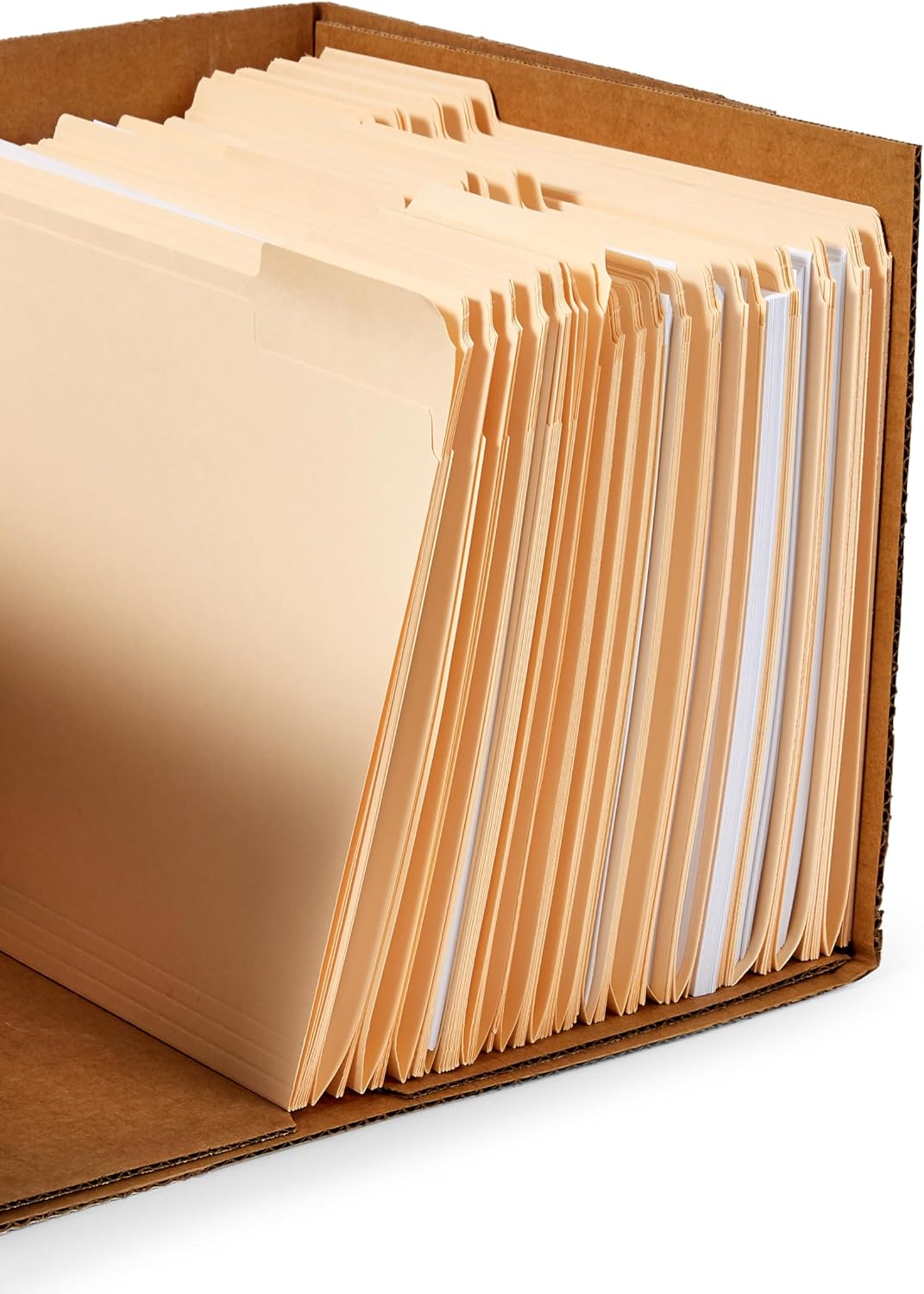 Basics Basic Duty Storage/Filing Boxes with Lift-Off Lid - Legal/Letter Size, 20-Pack