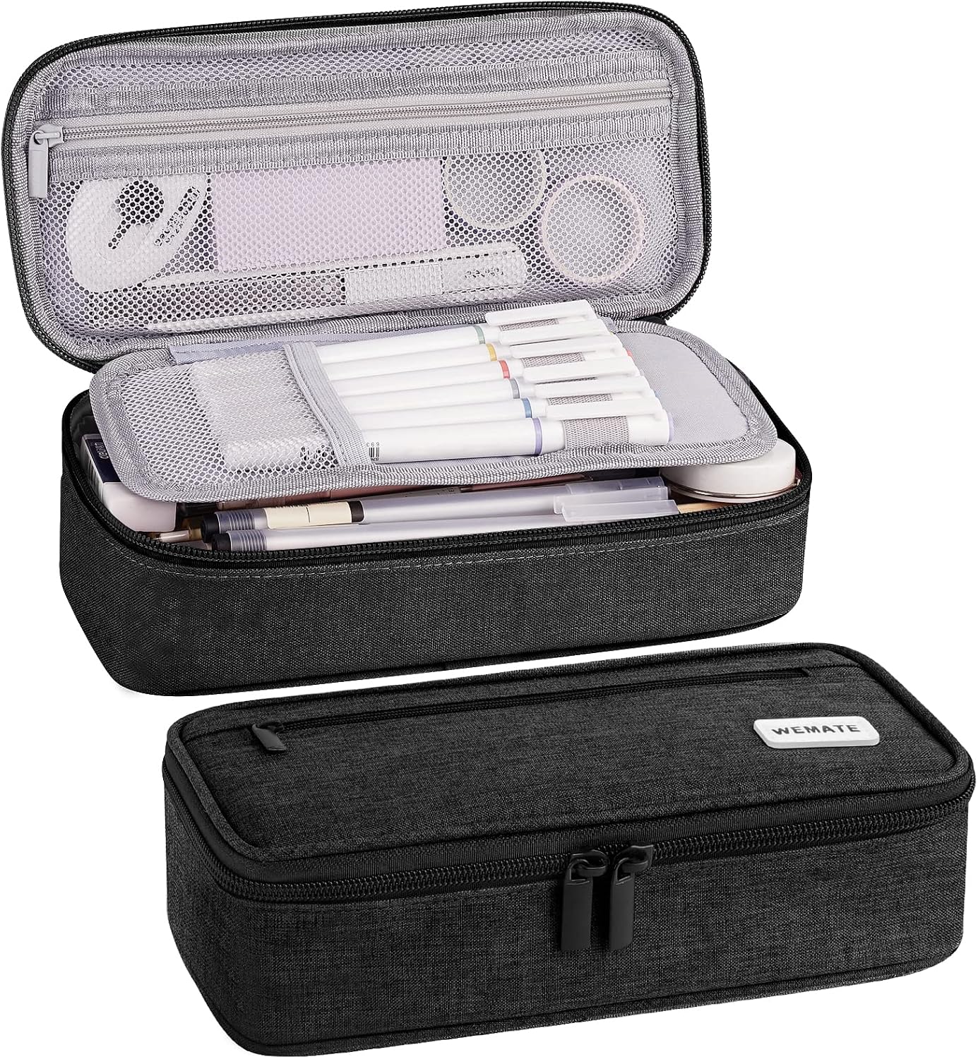Large Pencil Case, Big Capacity Pencil Pouch Stationery Pen Bag, Storage High Capacity Bag Pouch Holder Box Organizer, Marker Pen Case for Women & Men