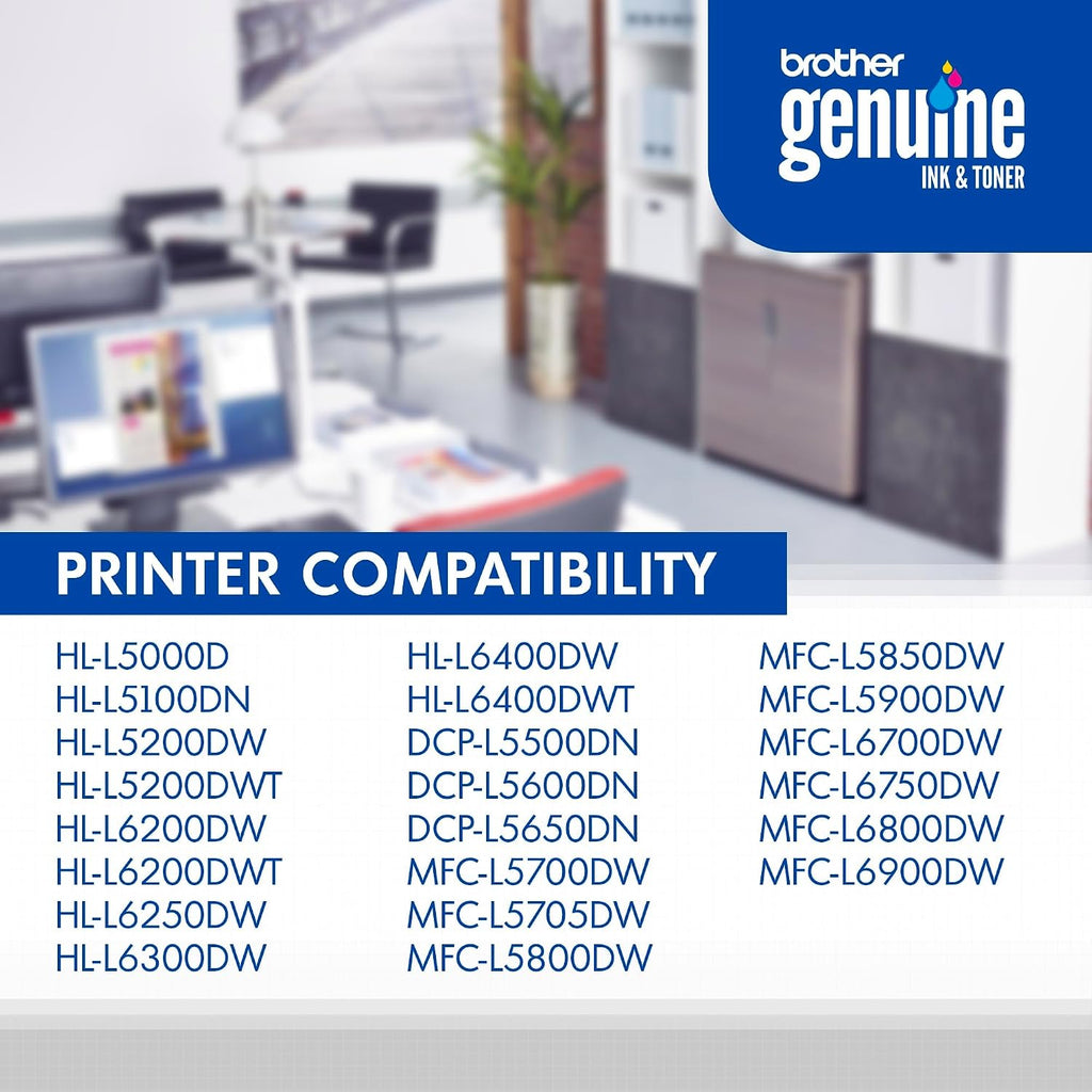 Genuine Toner Cartridge, TN820, Replacement Black Toner, Page Yield Up To 3,000 Pages, Dash Replenishment Cartridge