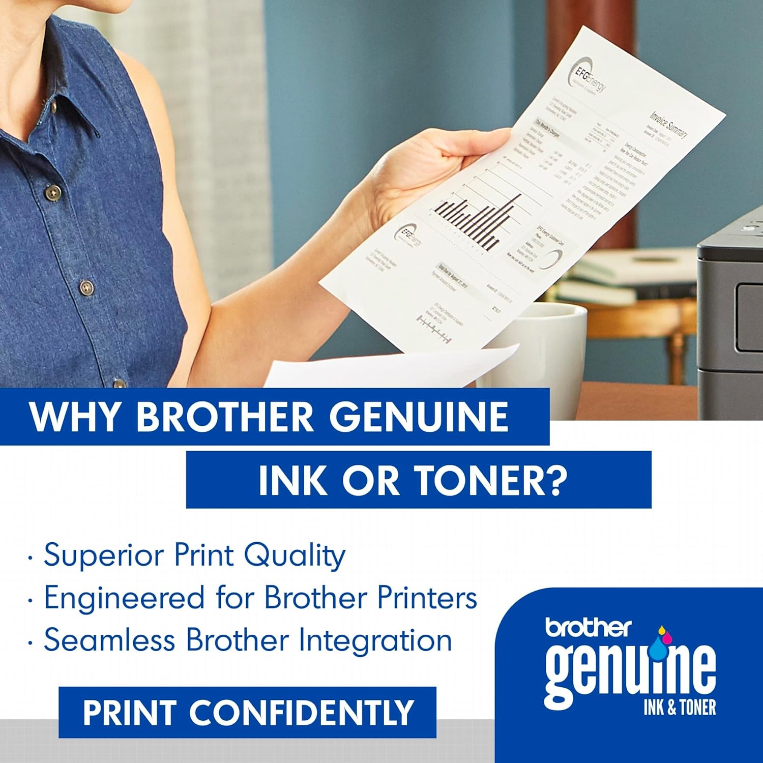 Genuine Toner Cartridge, TN820, Replacement Black Toner, Page Yield Up To 3,000 Pages, Dash Replenishment Cartridge
