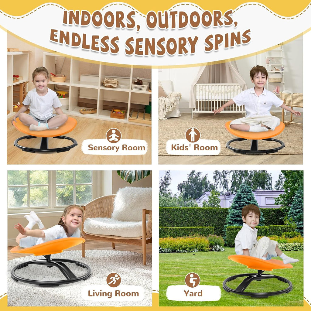 Spinning Chair for Autistic Kids (Ages 3-18) - Autism Sensory Toy Gift