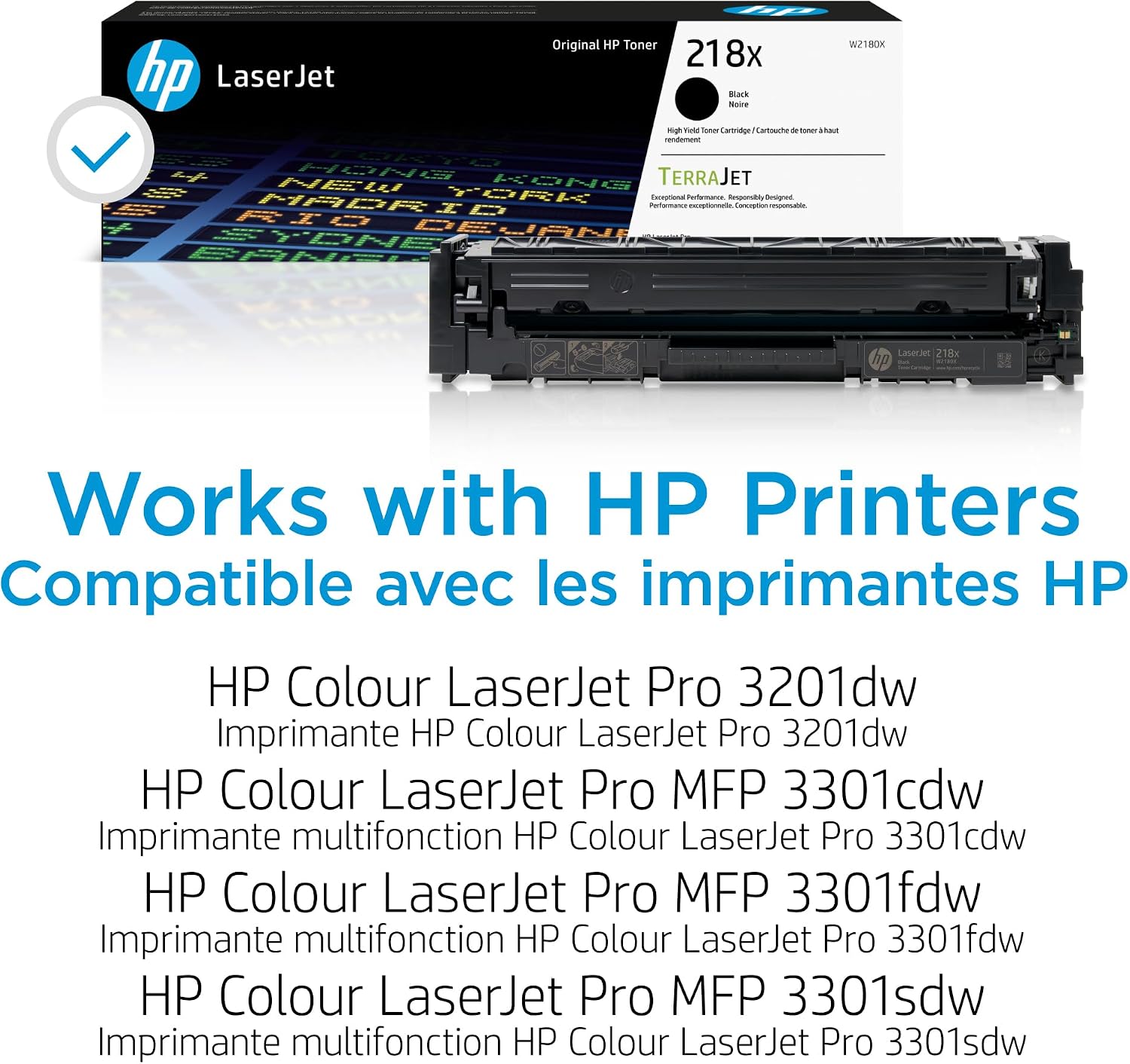218X Original LaserJet Toner Cartridge - High Yield - Black (Pack of 2)