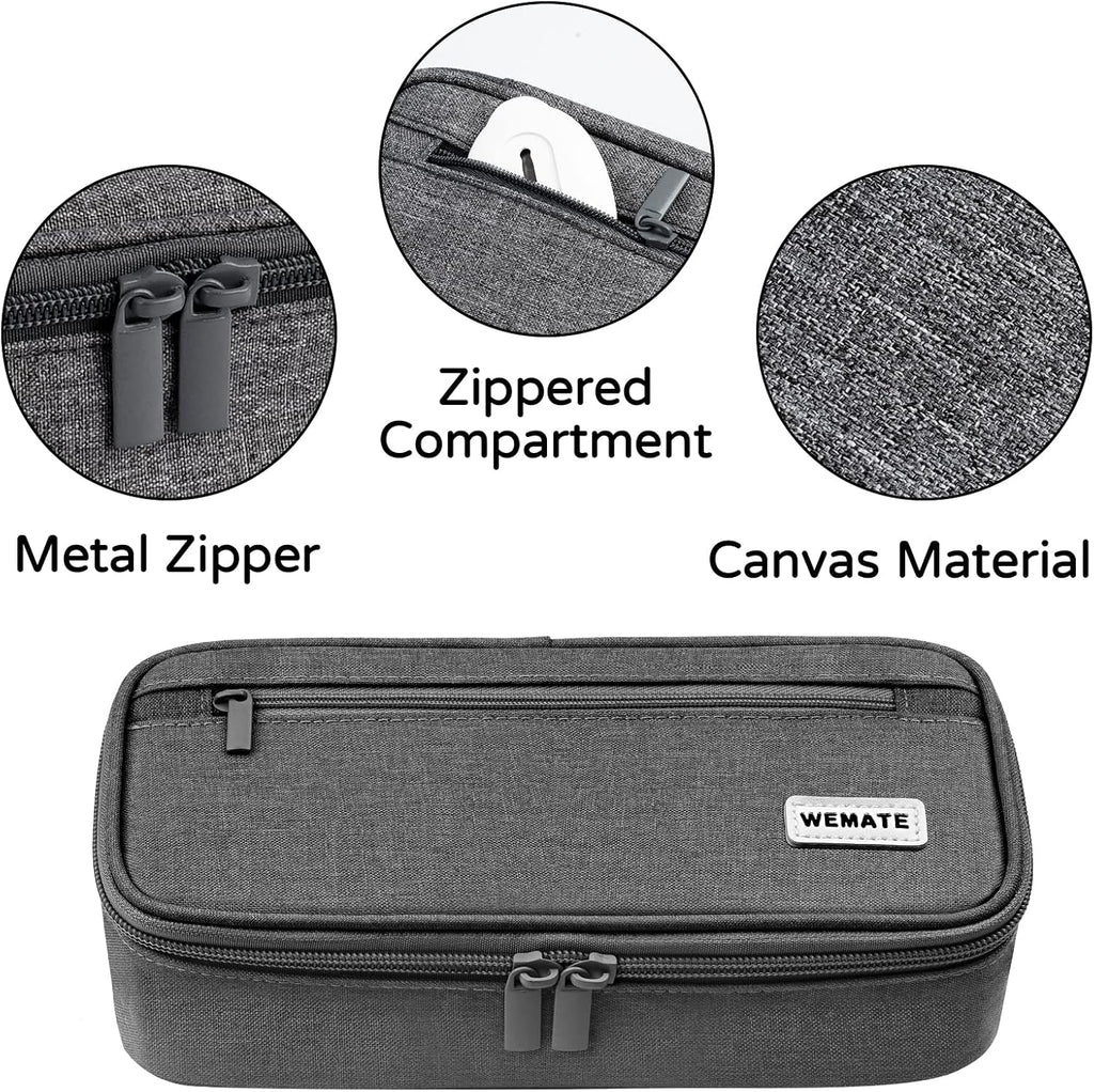Large Pencil Case, Big Capacity Pencil Pouch Stationery Pen Bag, Storage High Capacity Bag Pouch Holder Box Organizer, Marker Pen Case for Women & Men