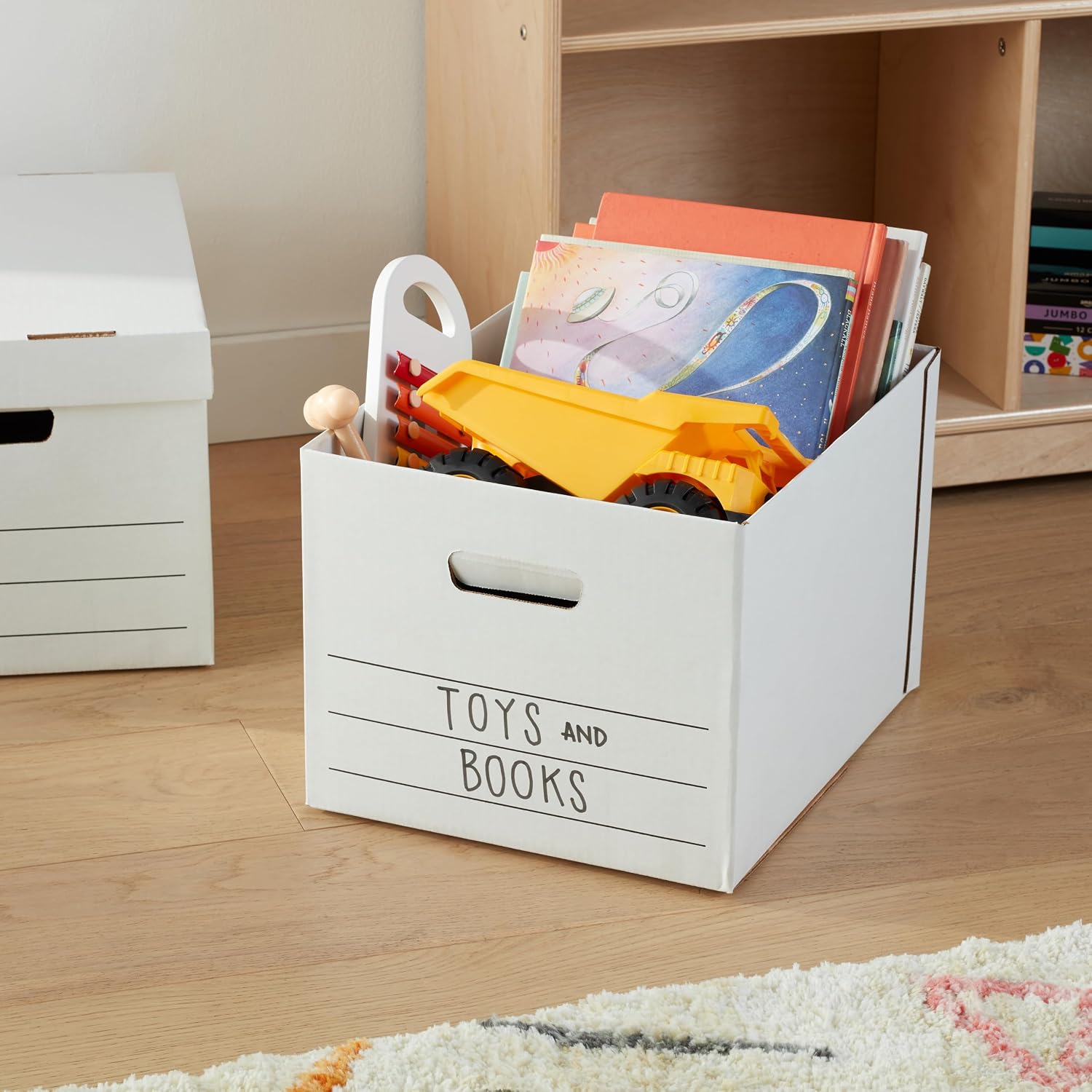 Basics Medium Duty Storage Filing Box with Lift-Off Lid - Pack of 12, Letter / Legal Size
